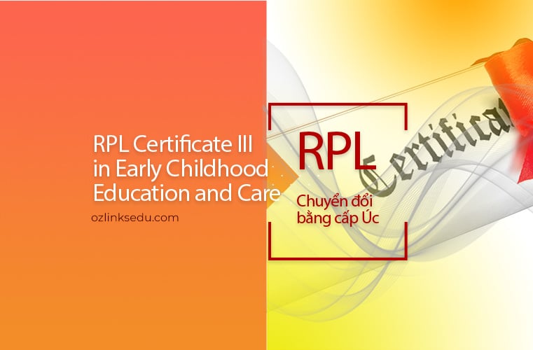 rpl chứng chỉ iii giáo dục mầm non early childhood education