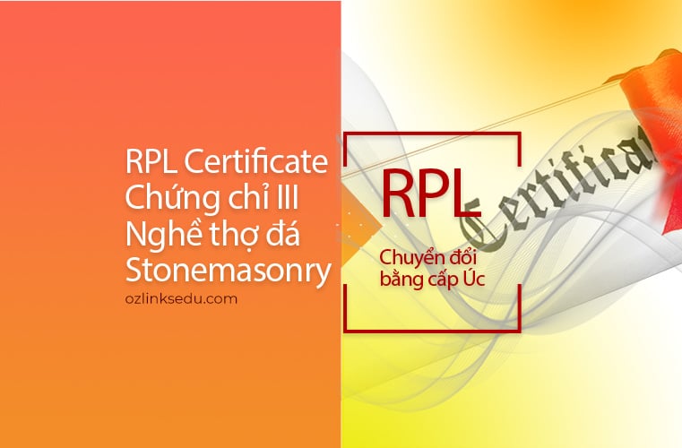 rpl chứng chỉ iii về nghề thợ đá stonemasonry