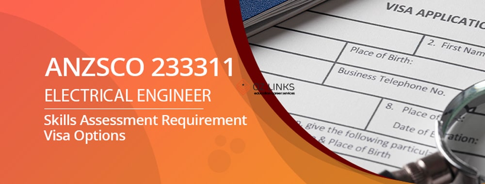 anzsco 233311 electrical engineer visa options