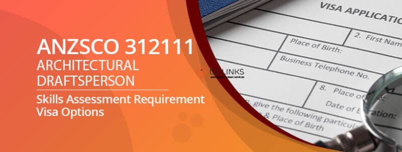 anzsco 312111 architectural draftsperson visa options