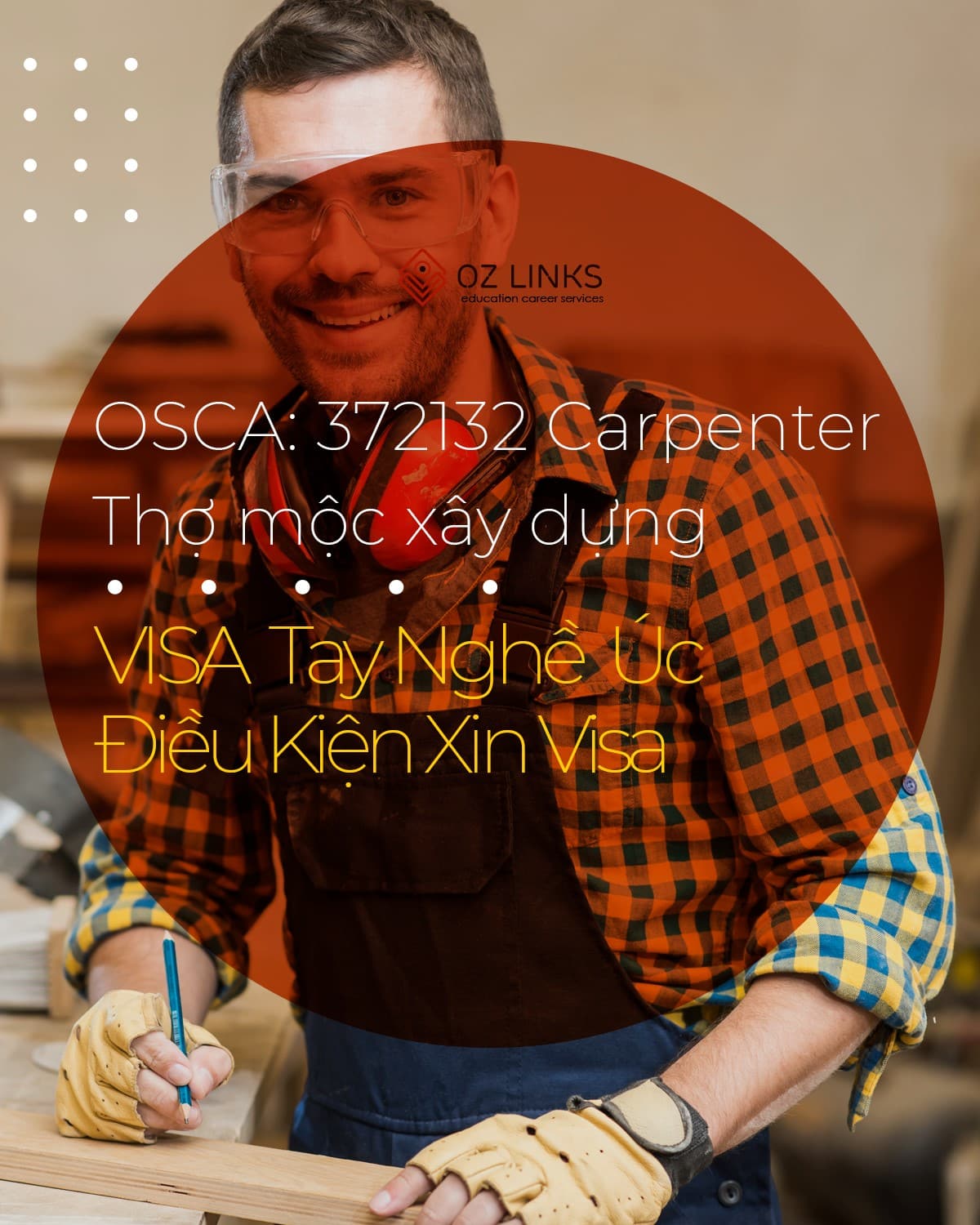 osca 372132 carpenter thợ mộc visa úc