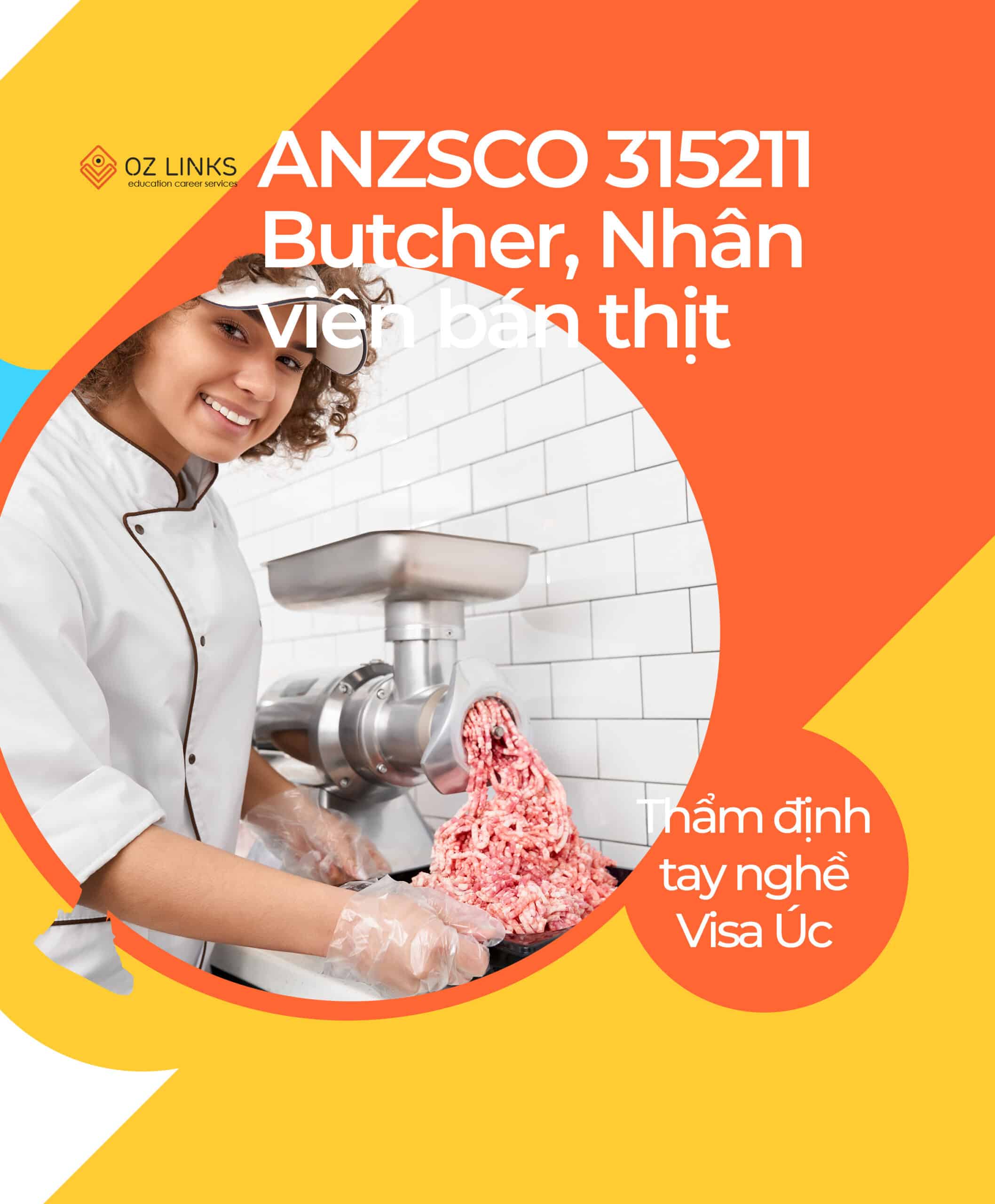 315211 butcher nhân viên bán thịt