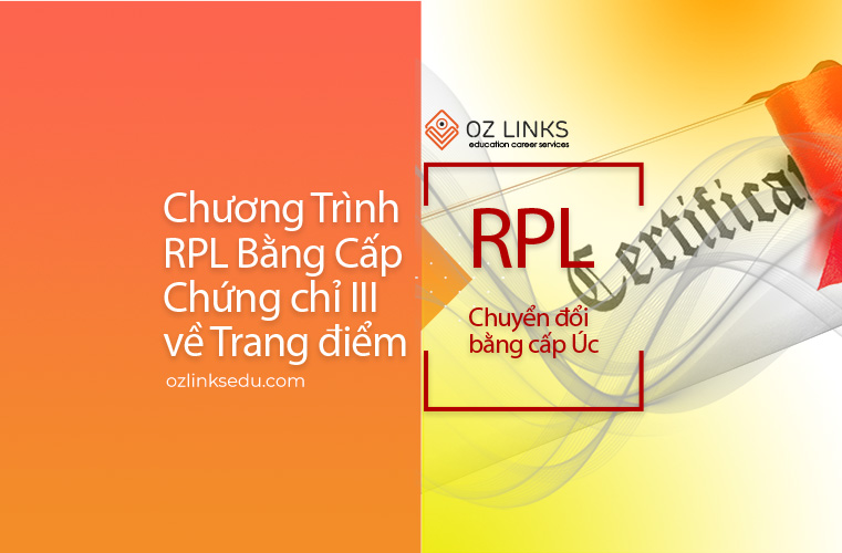 rpl chứng chỉ iii về trang điểm